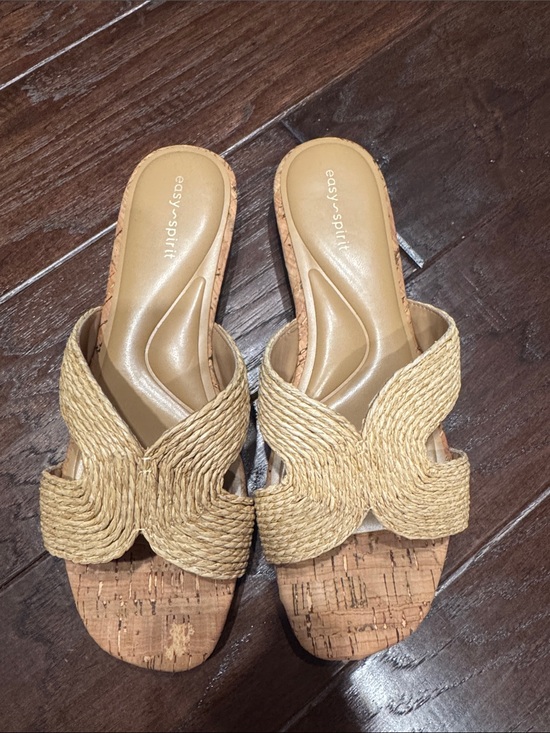 Easy Spirit Shoes - Easy Spirit Women's Natural Cork Slide Sandals